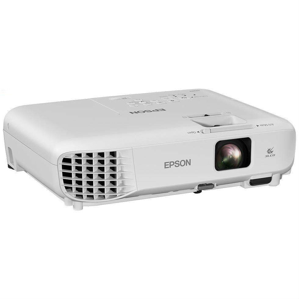 Проектор Epson EB-W05 WXGA (1280х800), основной формат - 16:10, 3300 lm, 15 000:1, Wi-Fi (опционально), 2.4 кг. V11H840040 V11H840040