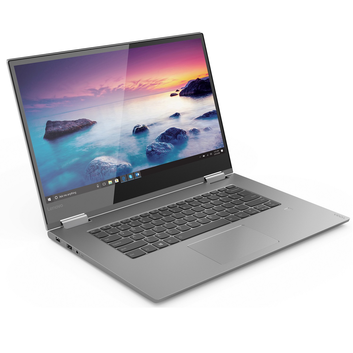 Ноутбук Lenovo Yoga 730-15IWL Core i5 8265U/8Gb/SSD256Gb/UMA/15.6"/IPS/Touch/FHD (1920x1080)/Windows 10 Home/grey/WiFi/ BT/Cam  81JS002SRU 81JS002SRU