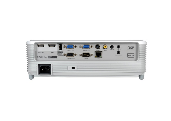 Проектор Optoma X400+ DLP, XGA 1024x768, 4000Lm, 22000:1, 2xHDMI, MHL, LAN, 1x10W speaker, 3D Ready, lamp 10000hrs, WHITE, 2.52kg 95.78K01GC0E 95.78K01GC0E