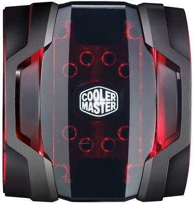 Вентилятор Cooler Master MasterAir Maker8, 900 - 1800 RPM, 250W, Red LED fan, Full Socket Support MAZ-T8PN-418PR-R1 MAZ-T8PN-418PR-R1