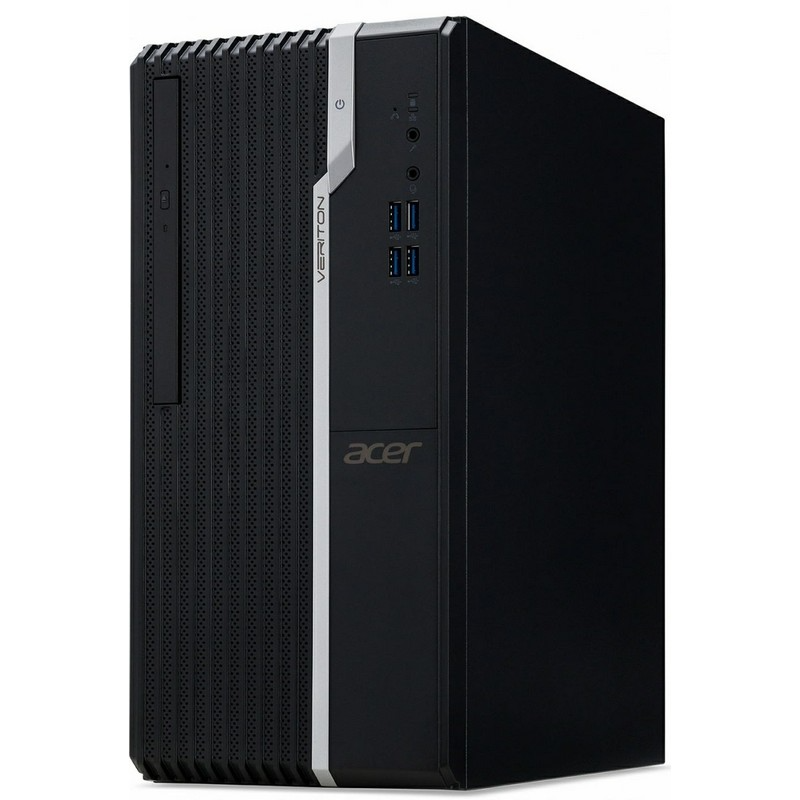 Персональный компьютер Acer Veriton S2670G  SFF P G6400 (4)/4Gb/SSD128Gb/UHDG/CR/Windows 10 Professional/клавиатура/мышь/черный DT.VTGER.016 DT.VTGER.016