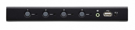 KVM-переключатель ATEN KBD+MOUSE/KM, 1> 4 блока/порта/port USB, cо шнурами USB 4х1,8 м,+AUDIO 4х1,8м,, (конс,упр, - USB;CCS-PRO4;SKM-04S;SVKM-140;TradeSwitch4-USB) CS724KM-AT CS724KM-AT #2