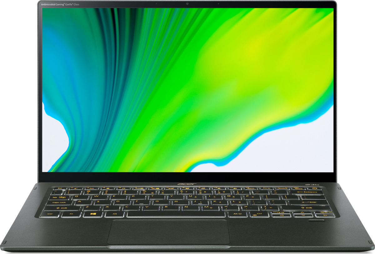 Ультрабук Acer Swift 5 SF514-55TA-725A Core i7 1165G7/16Gb/SSD512Gb/Intel Iris Xe graphics/14"/IPS/Touch/FHD (1920x1080)/Windows 10/d.green/WiFi/BT/Cam NX.A6SER.002 NX.A6SER.002