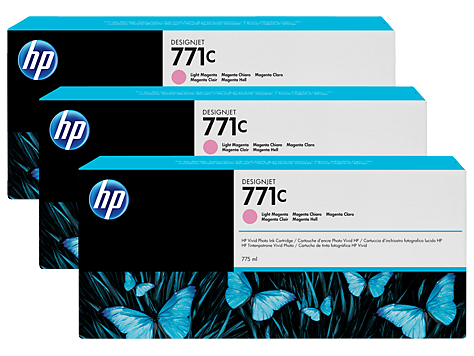 Картридж HP 771C Light Magenta для Designjet Z6200 3х775-ml B6Y35A B6Y35A