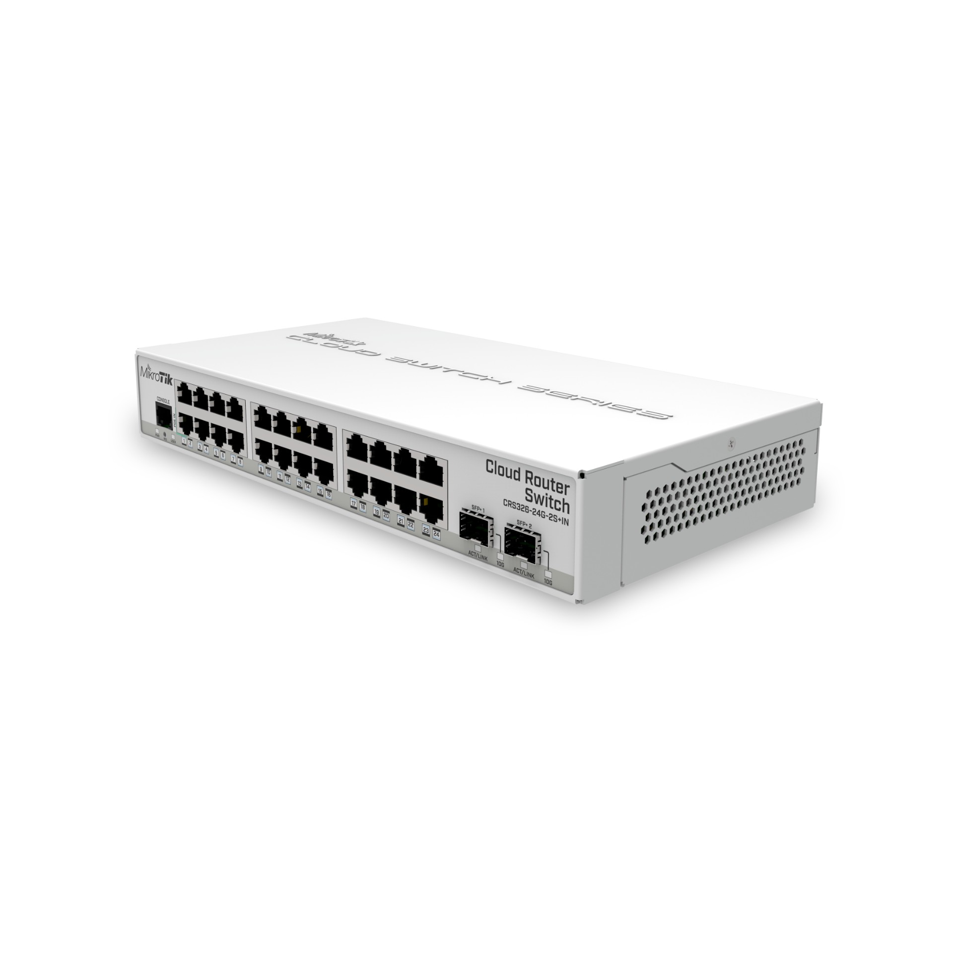 Коммутатор Mikrotik  24 Gigabit ports, 10G 2x SFP+ cages, 512 MB RAM, Dual Boot, desktop case CRS326-24G-2S+IN CRS326-24G-2S+IN #3