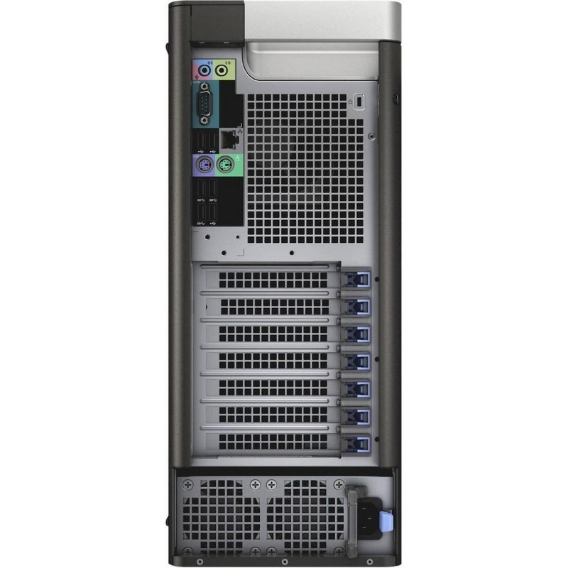 Компьютер Dell Precision T5820 RTX i9-10920X(3.5GHz, 12C), 16GB(2x8GB) DDR4 UDIMM 2666MHz, SSD 256GB PCIe NVMe cl40+1TB SATA 7.2k, no graphics, DVD-RW,Win10 Pro, keyboard, mouse, 3Y Basic NBD 5820-8062 5820-8062