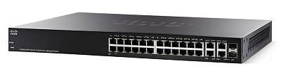 Коммутатор PoE Cisco SB SF300-24PP-K9-EU SF300-24PP-K9-EU