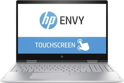 Ноутбук HP Envy x360 15-bp103ur 15 i5-8250U 8Gb SSD 256Gb Intel UHD Graphics 620 15,6 FHD Touchscreen(MLT) IPS BT Cam 3820мАч Win10 Серебристый  2PQ26EA 2PQ26EA
