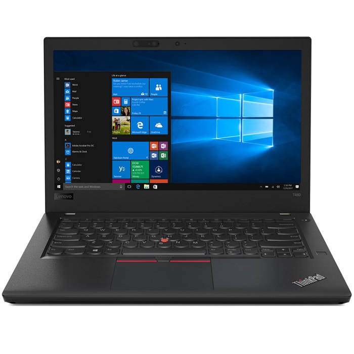 Ноутбук Lenovo ThinkPad T480 14"FHD IPS/i7-8550U/16GB/512GB SSD/intel UHD 620/3+3cell/Win 10 Pro/Black 20L5000ART 20L5000ART