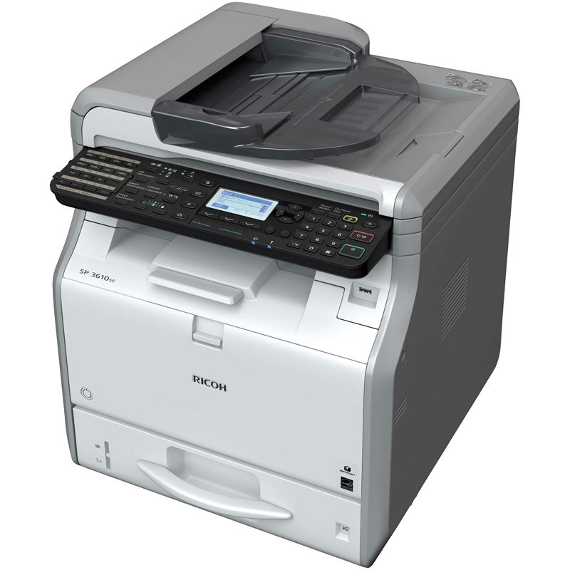МФУ Ricoh SP 3600SF, светодиодный, A4, 30 стр/мин, 1200x1200 dpi, 512 Мб 3600SF