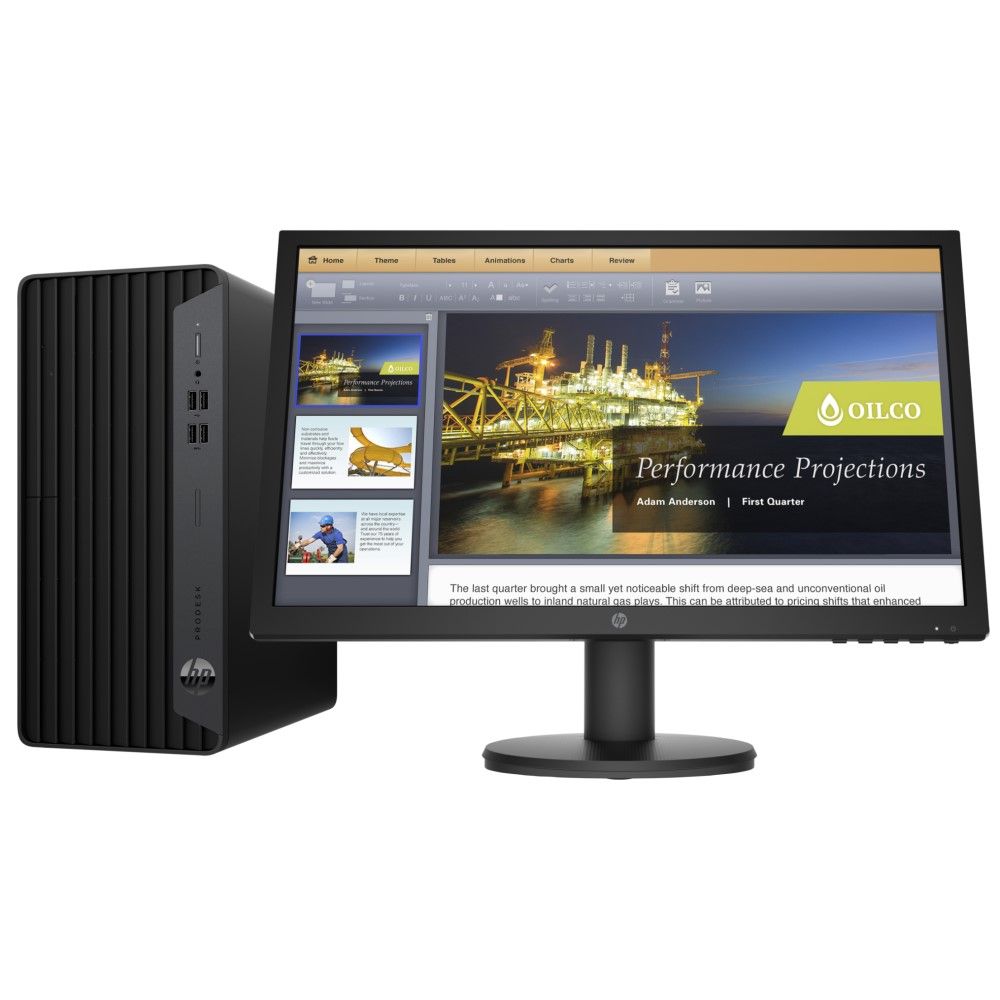 Персональный компьютер HP Bundle ProDesk 400 G7 MT Core i5-10500,8GB,1TB,DVD-WR,usb kbd/mouse, HDMI Port v2,Win10Pro(64-bit),1-1-1 Wty + Monitor P21b 11M82EA 11M82EA
