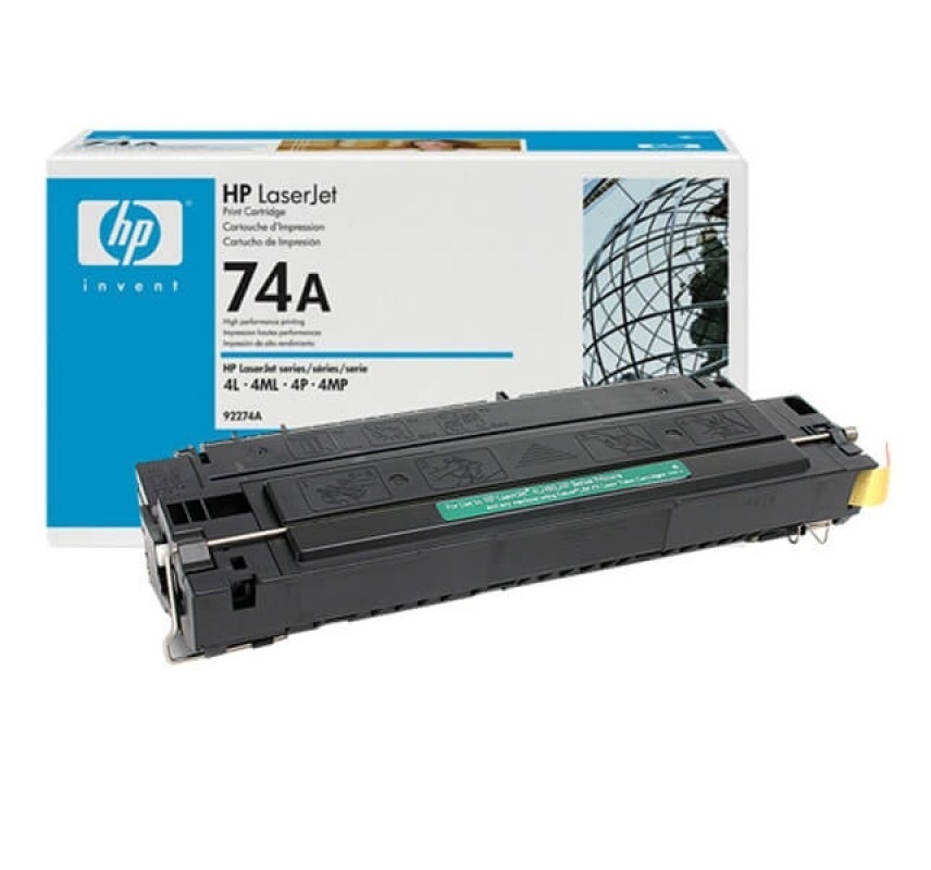 Тонер-картридж HP 74A Black для LJ 4l/4ml/4p/4mp (3500 стр) 92274A 92274A