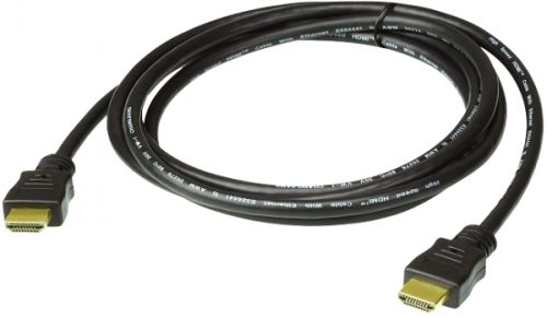 Кабель ATEN  шнур/cable, мониторный/сигнальный, HDMI, HDMI High Speed, Male-Male, опрессованный/литой, 10 метр., черный 2L-7D10H 2L-7D10H