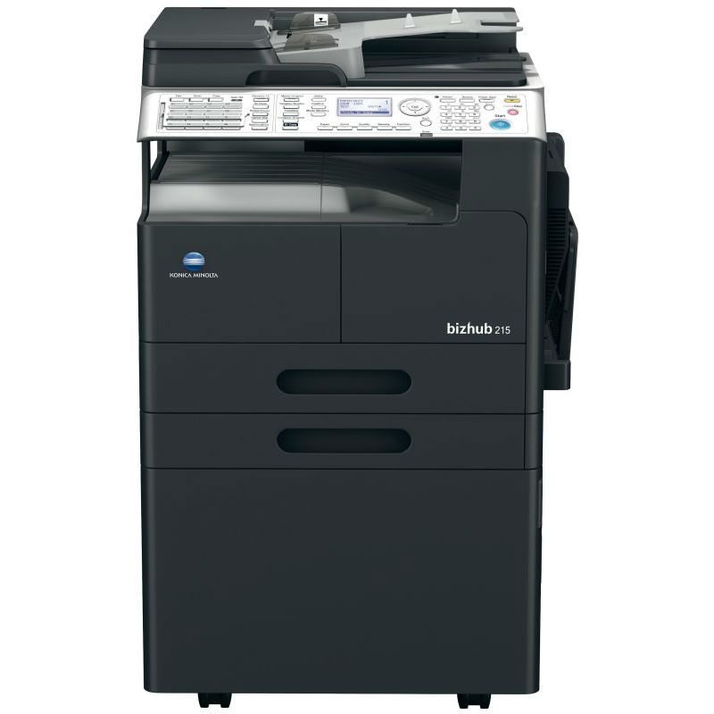 МФУ Konica-Minolta bizhub 215 монохромное, А3, 21стр/мин, до 15000стр./мес,128Мб,лоток 250л(A3PE021) A3PE021
