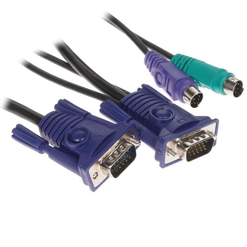 Кабель D-Link KVM Cable with VGA and 2 x PS/2 connectors for DKVM-4K, 1.8m DKVM-CB/B1A DKVM-CB/B1A