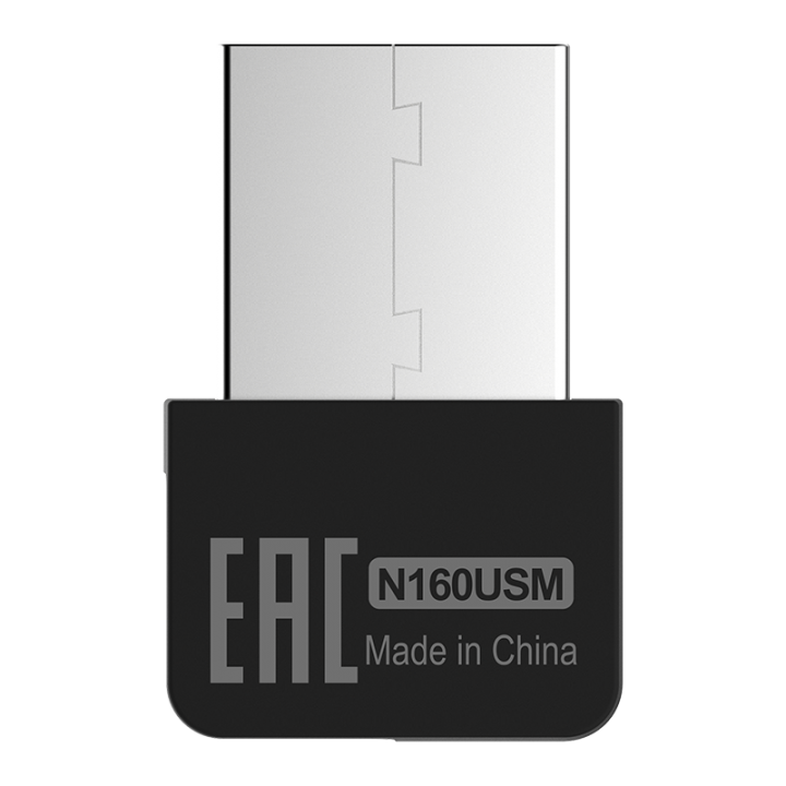 Адаптер TOTOLINK Беспроводной USB мини-размера поддерживает стандарты IEEE 802.11/b/g/n. С одной встроенной антенной и максимальной скоростью передачи данных до 150Мбит/сек. USB 2.0, бездрайверная установка N160USM N160USM
