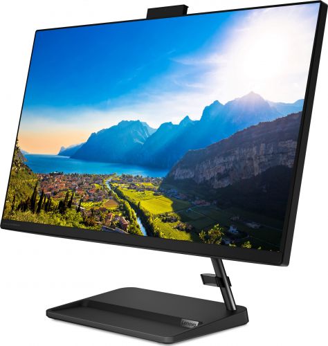 Моноблок Lenovo IdeaCentre 3 27ALC6 27" Full HD Ryzen 3 5300U (2.6) 8Gb SSD256Gb RGr DVDRW Windows 11 GbitEth WiFi BT 90W клавиатура мышь Cam черный 1920x1080 F0FY00A3RK F0FY00A3RK