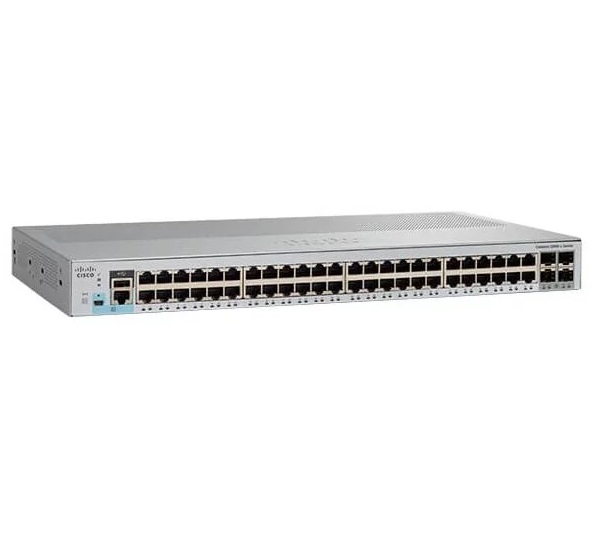 Коммутатор Cisco Catalyst 2960L 48 port  GigE PoE+, 4x10G SFP+, Lan Lite WS-C2960L-48PQ-LL WS-C2960L-48PQ-LL
