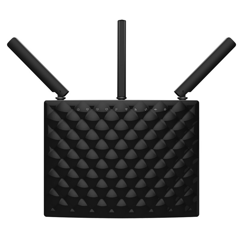 Роутер Tenda Двухдиапазонный AC 1900Мбит/с, 3 LAN GE порта, 1 WAN GE порт, 802.11ac стандарт AC15 AC15