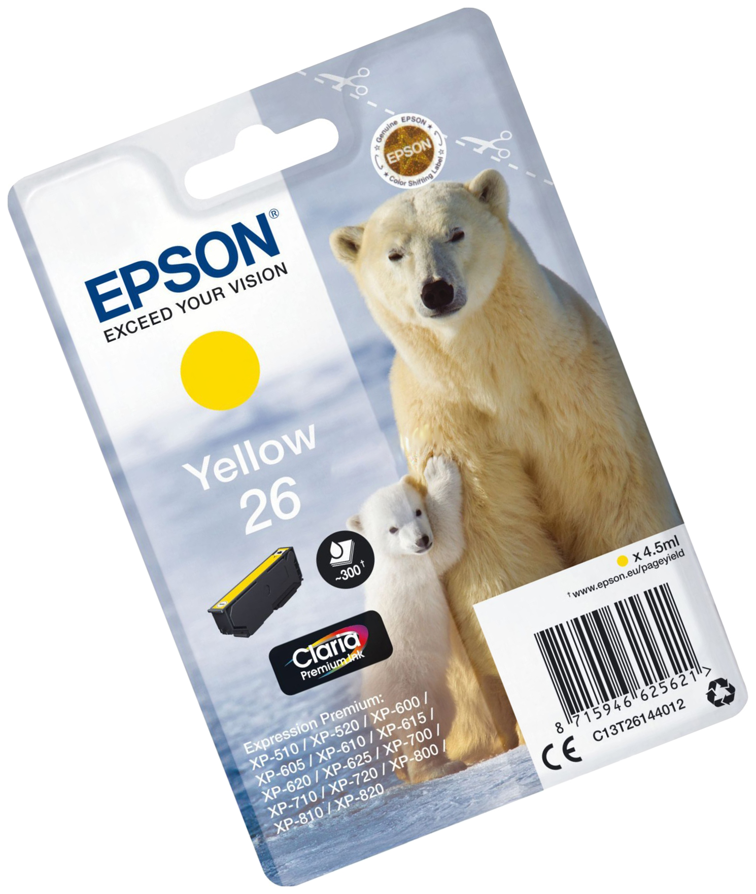 Картридж EPSON C13T26344010 yellow for SX420W/BX305F C13T26344010