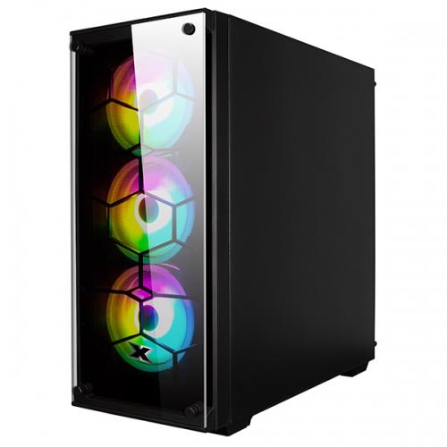 Корпус Xigmatek Venom X E-ATX, USB3.0x1+USB2.0x2, Front & Left TG,Front 3xCX120 & Rear 1xCX120 Fans EN41756 EN41756