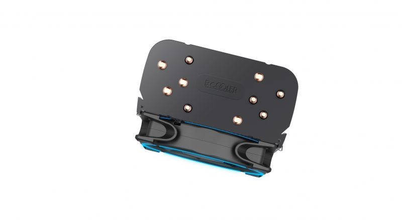 Вентилятор PCCooler CORONA B LGA2066/2011/1366/115X/775/AM4/3/3+/AM2/2+/FM1/2/2+ (10 шт/кор, TDP 240W, 120mm PWM SilentPro Blue LED FAN, 5 тепловых трубок 8мм, 1000-1800RPM, 26,5dBa)  GI-H58UB CORONA B GI-H58UB CORONA B