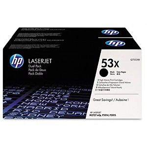 Тонер картридж HP Q7553XD двойная упаковка для LJ P2015 (2x7 000 стp) Q7553XD