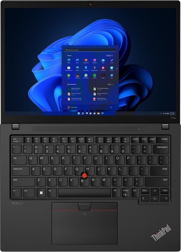 Ноутбук  Lenovo ThinkPad T14s G3 14.0 WUXGA (1920x1200) IPS I5-1235U, 16.0GB, 256GB_SSD, Intel® Iris® Xe Graphics, Win11 Pro 64 ( EN_kbd , 3pin cable)  21BR0044AU 21BR0044AU #6