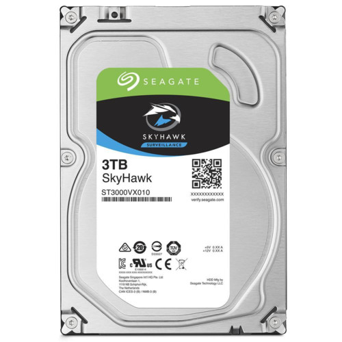 Жёсткий диск Seagate ST3000VX010,SATA-III,3Tb,Video Skyhawk,5900 rpm,64Mb,3.5" ST3000VX010 ST3000VX010