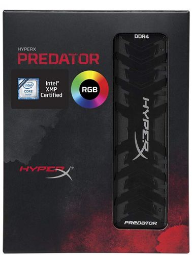 Модуль памяти Kingston Predator Gaming DDR4 Общий объём памяти 32Гб Module capacity 8Гб Количество 4 3200 МГц HX432C16PB3AK4/32 HX432C16PB3AK4/32