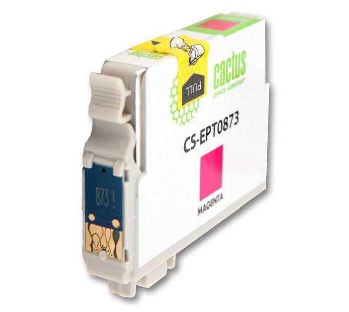 Картридж Cactus струйный CS-EPT0873 пурпурный для Epson Stylus Photo R1900 (13.8мл) CS-EPT0873 CS-EPT0873