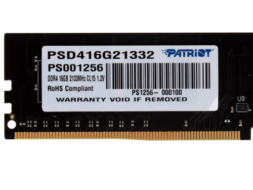 Память Patriot DDR4 DIMM 16GB PSD416G21332 {PC4-17000, 2133MHz} PSD416G21332 #2