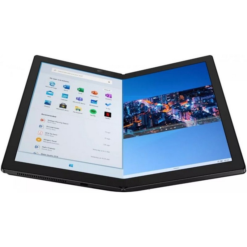Ноутбук Lenovo X1 Fold G1 13.3QXGA (2048*1536) гибкий OLED экран, 300Nit, 95% sRGB, сенсорный/ Intel Core i5-L16G7 1.4GHz 5-ядерный/ 8GB RAM/ 512GB_SSD_M.2_2242_NVME_TLC/ / INTEGRATED_GRAPHICS/ / INTEL_AX200_2X2AX+BT_MB/ no WWAN/ / 5Mp HYBRID IR-CAME 20RKS05K00