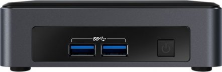 Неттоп Intel NUC 8: Core i7 8650U, 4.2 GHz, DDR4 SODIMM (up to 2400MHz/32Gb), VGA Graphics(2xHDMI 2.0 + eDP 1.4), 4xUSB3.0, 1x m.2 SSD, vPro (ШНУР UK) BLKNUC7I7DNK3E BLKNUC7I7DNK3E