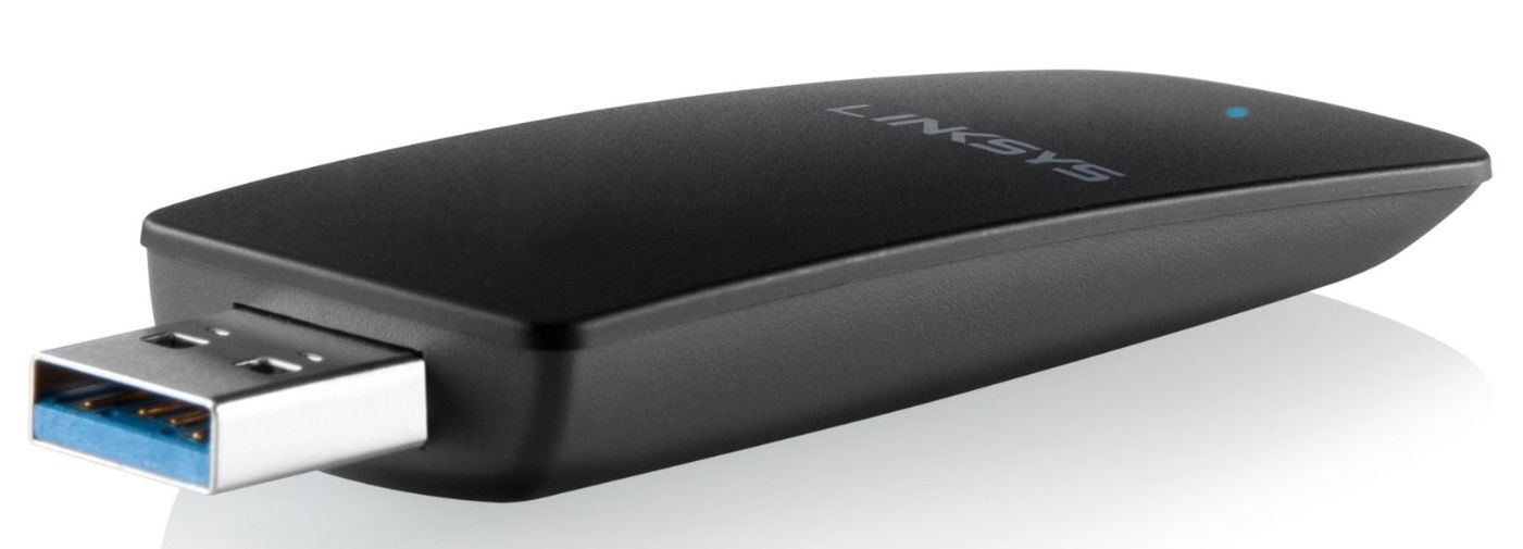 Адаптер Linksys WUSB6300 802.11ac 867 Мбит/с, 2,4ГГц и 5ГГц, USB3.0 (WUSB6300-EK) WUSB6300-EK