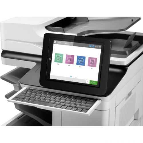 Принтер HP LaserJet Enterprise Flow MFP M635z (p/c/s/f, A4,1200dpi,61ppm,1,5Gb,HDD500GBenc,4 trays 100+2х550+2000,ADF150,Duplex,stand,3-bin stepler,USB/GigEth,cart.10,5k in box,1y warr.repl.J8J72A) 7PS99A 7PS99A