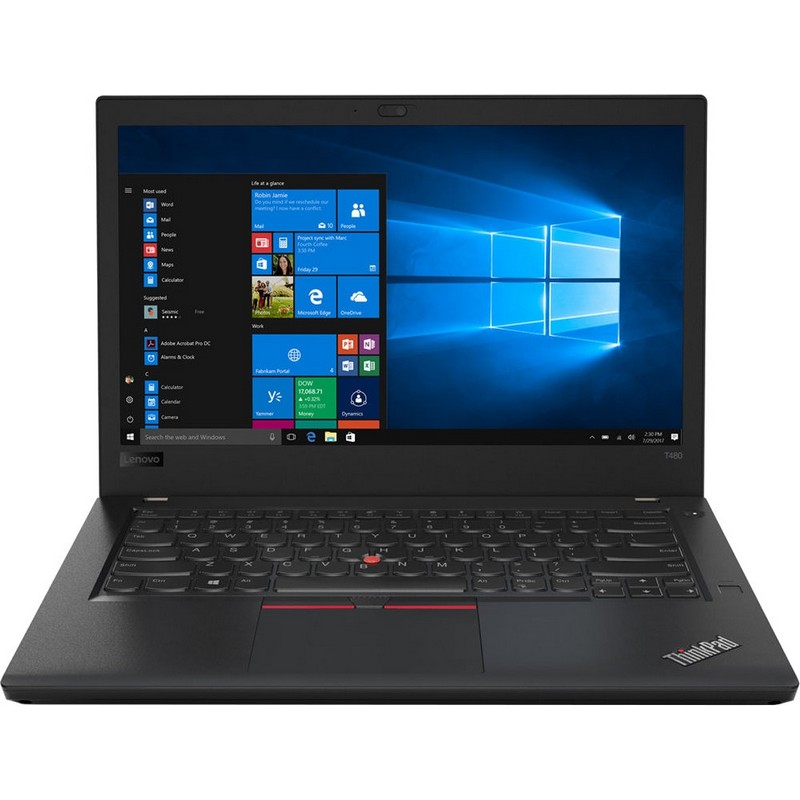 Ноутбук Lenovo ThinkPad T480 i5 8250U/8Gb/500Gb/Intel UHD Graphics 620/14"/IPS/FHD (1920x1080)/Windows 10 Professional 64/black/WiFi/BT/Cam 20L50008RT 20L50008RT