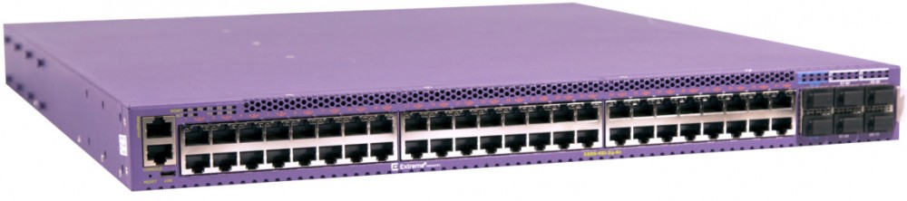 Коммутатор Extreme Networks X690-48t-2q-4c, X690 base unit with 48 1Gb/10GBASE-T ports, 2 10Gb/40Gb QSFP+ ports, 4 10Gb/25Gb/40Gb/50Gb/100Gb capable QSFP28 ports, 2 unpopulated power supplies slots, 6 unpopulated fan module slots, ExtremeXOS Advanced 17360