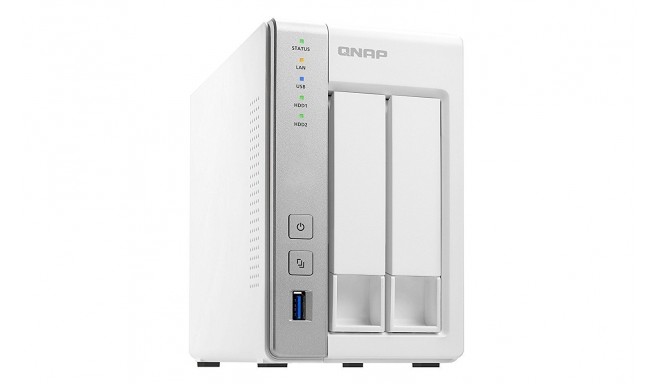 Сетевой RAID-накопитель QNAP 2 отсека для HDD. Двухъядерный Freescale ARM Cortex-A9 1,2 ГГц TS-231 TS-231