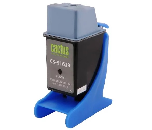 Картридж Cactus струйный CS-51629 №29 черный для HP DJ 600/660C/670/690C (42мл) CS-51629 CS-51629