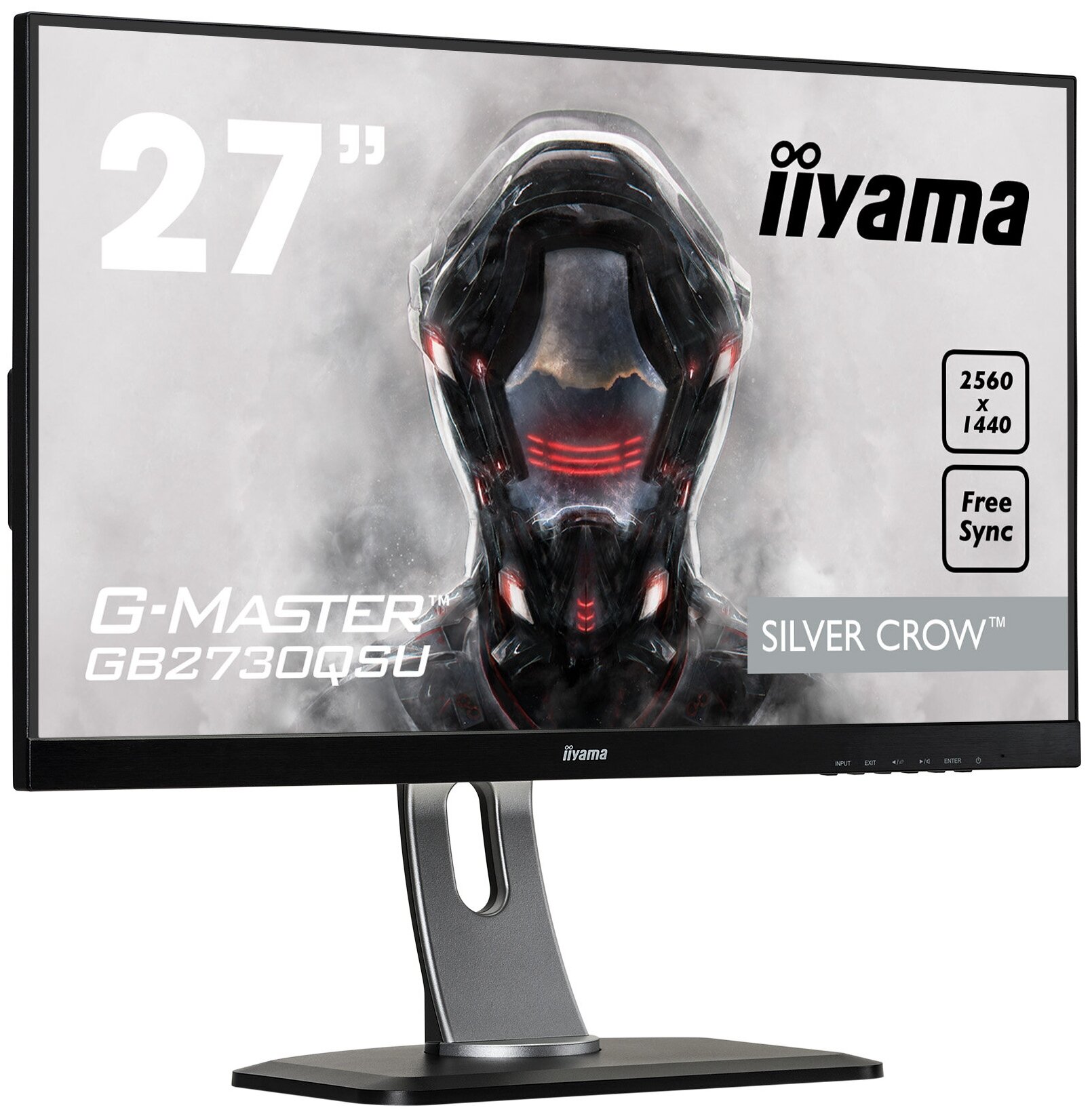 Монитор iiYama 27" GB2730QSU-B1 TN+film 2560x1440 75Hz FreeSync 350cd/m2 16:9 GB2730QSU-B1 GB2730QSU-B1