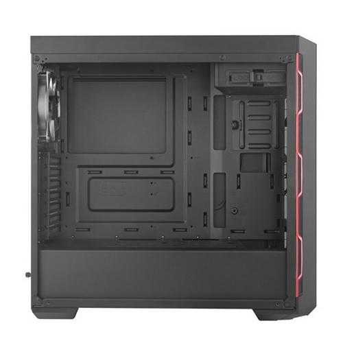 Корпус Cooler Master MasterBox MB600L w/ODD, 2xUSB3.0, 1x120Fan, w/o PSU, Black, w/Red Trims MCB-B600L-KA5N-S00 MCB-B600L-KA5N-S00