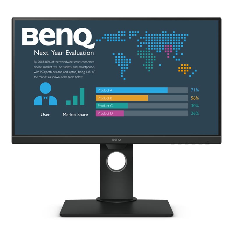 Монитор BenQ 23.8" BL2480T черный IPS 1920x1080 16:9 HAS Pivot 1000:1 250cd 178/178 D-Sub HDMI DisplayPort регулируемая подставка 9H.LHFLA.TBE 9H.LHFLA.TBE