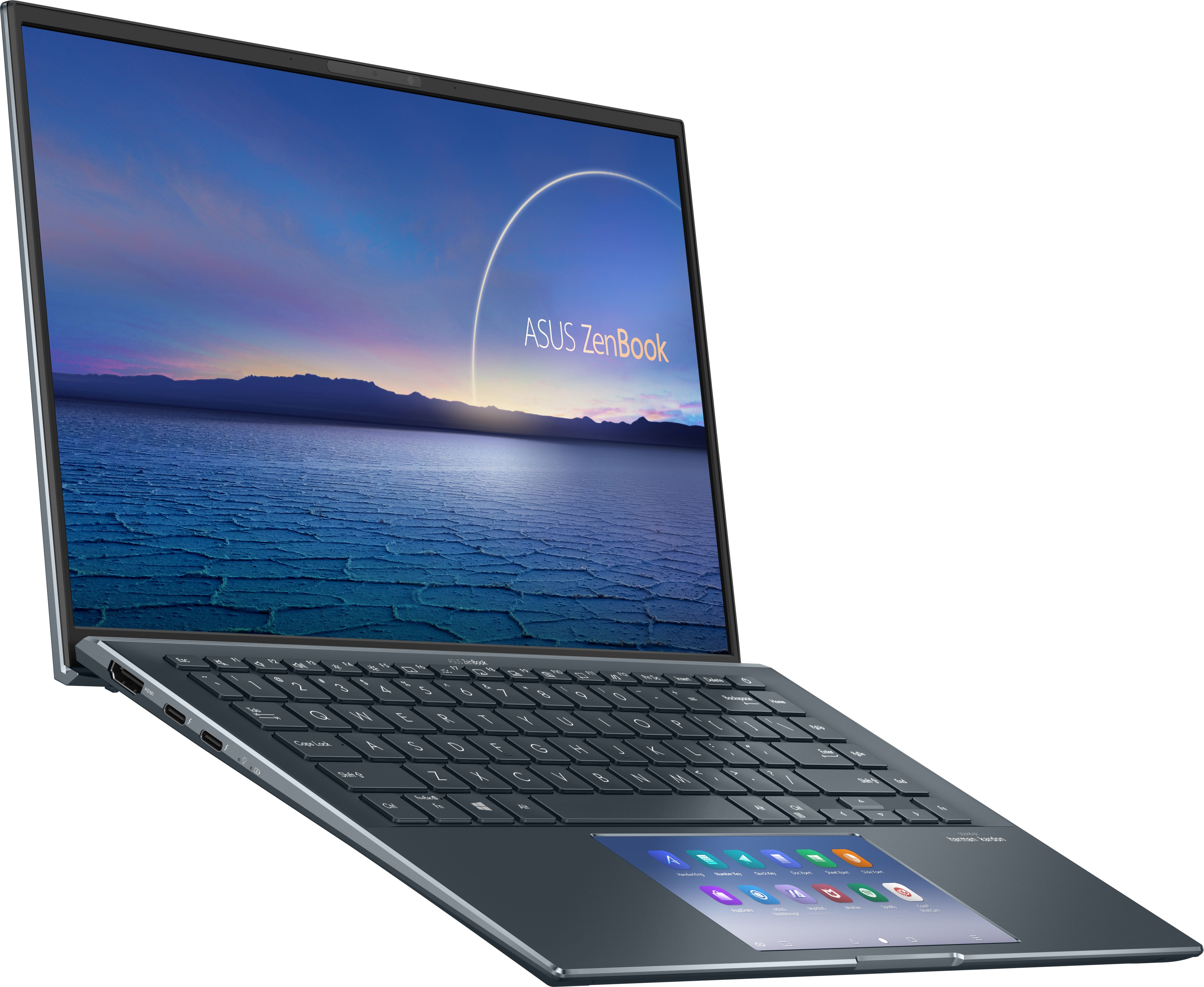 Ноутбук ASUS Zenbook 14 UX435EG-A5138T Intel Core i5-1135G7/16Gb LPDDR4X/512Gb SSD/14,0 FHD IPS AG 1920x1080/WiFi/GF MX450 2Gb/ScreenPad 2.0/Windows 10 Home/1.1Kg/Pine_grey 90NB0SI1-M03420 90NB0SI1-M03420
