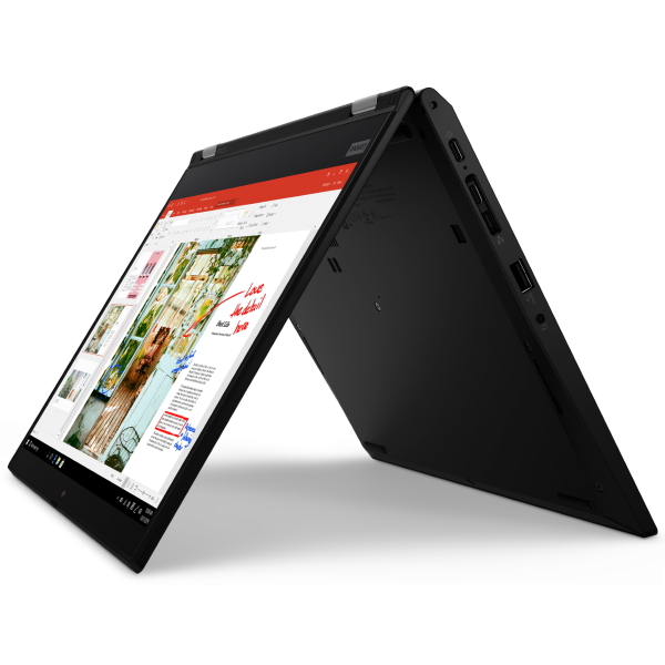 Ноутбук Lenovo ThinkPad L13 Yoga 13.3FHD_IPS_GL_300N_MT/ CORE_I5-10210U_1.6G_4C_MB/ 8GB(8X8GX16)_DDR4_2666/ 256GB_SSD_M.2_2280_NVME_TLC_OP/ / INTEGRATED_GRAPHICS/ WORLD_FACING_CAMERA,720P_HD_CAMERA_W/MIC/ KYB_RUS/ pen/ W10_PRO/ BLACK 20R50008RT 20R50008RT