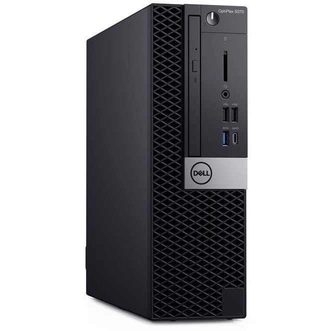 Компьютер Dell Technologies Optiplex 5070 Micro Core i5-9500T (2,2GHz) 8GB (1x8GB) DDR4 256GB SSD Intel UHD 630 W10 ProTPM, RS-232 3y NBD 5070-4838 5070-4838