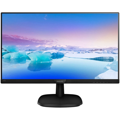 Монитор Philips 23.8" 243V7QDAB (00/01) черный IPS 1920x1080 5ms 178/178 250cd 10M:1 D-Sub DVI HDMI 2x2W 243V7QDAB/00 243V7QDAB/00