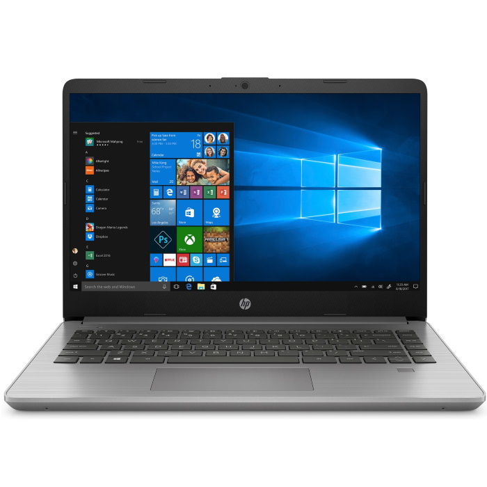 Ноутбук HP UMA i5-1035G1 340S G7 / 14 FHD AG UWVA 250 Narrow Bezel / 8GB 1D DDR4 2666 / 256GB PCIe NVMe Value / W10p64 / 1yw / Intel AX201 ax 2x2 MU-MIMO nvP +BT 5 / Asteroid Silver  with HD Webcam Fingerprint R 8VV01EA 8VV01EA