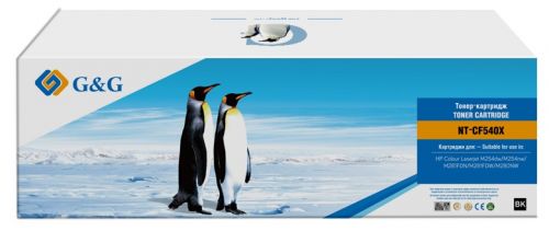 Тонер-картридж G&G черный для НР LaserJet Color M254dw/nw, M280nw, M281dn/fdw  (3200стр) NT-CF540X NT-CF540X