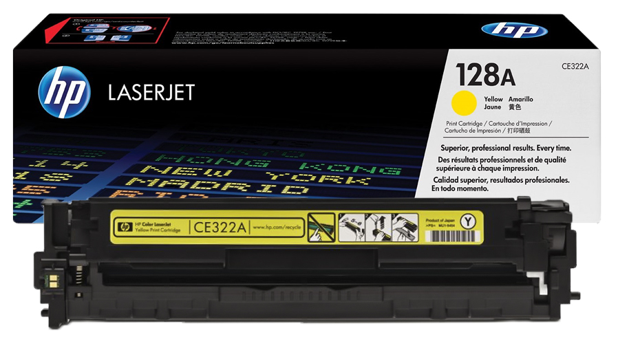 Картридж Желтый для HP CLJ CP1525N/1525NW/CM1415FN CE322A #4